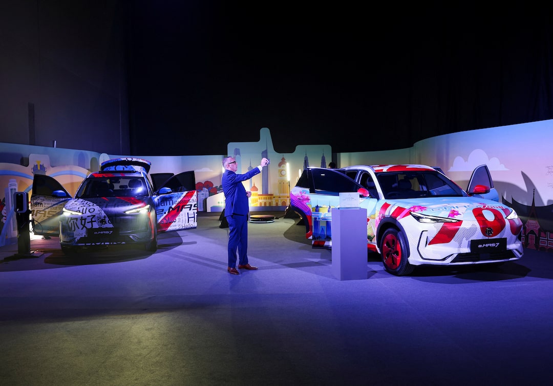 Malaysian autos firm Proton launches its first electric vehicle, e.MAS 7 at Kuala Lumpur